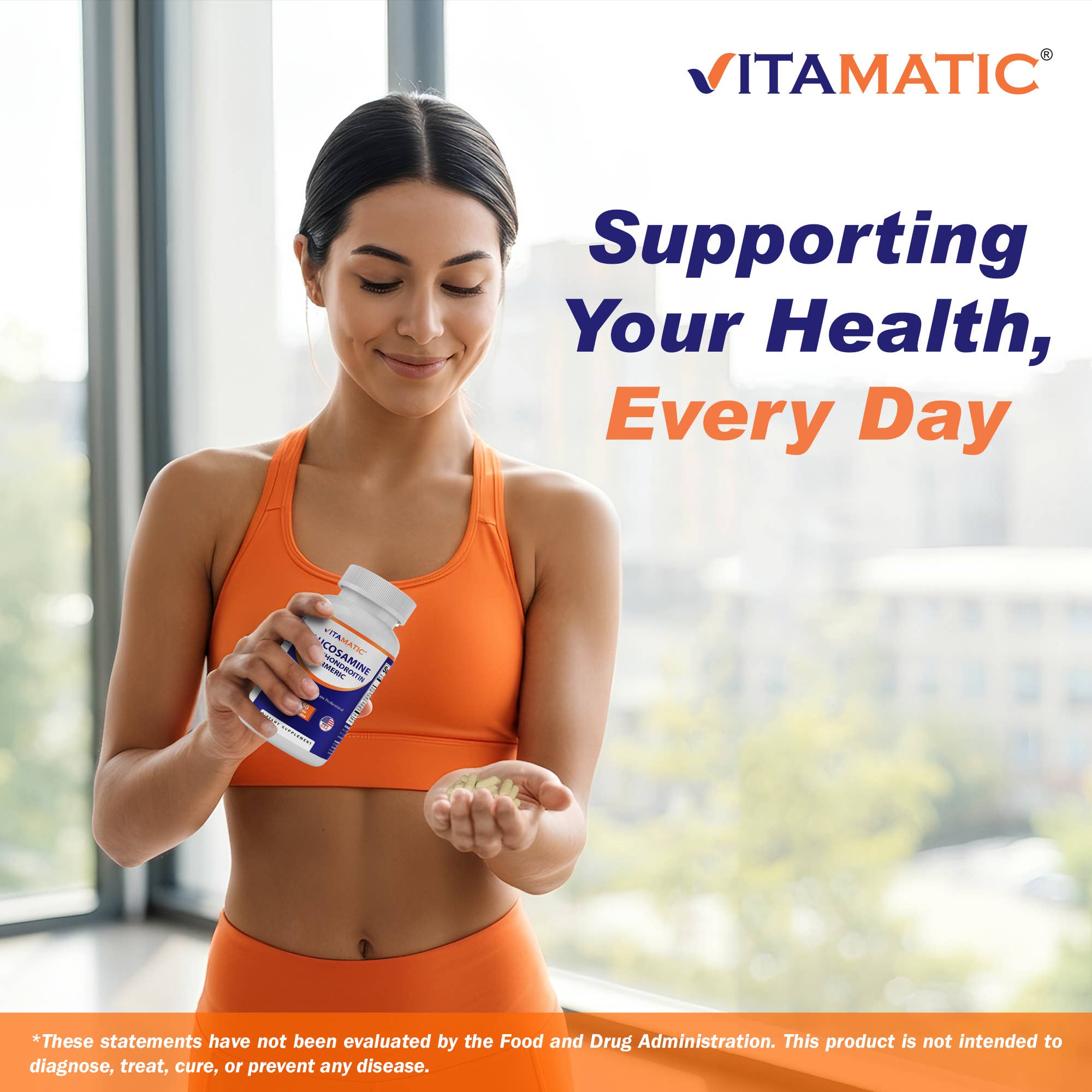 Vitamatic Glucosamine & Chondroitin | MSM | 180ct