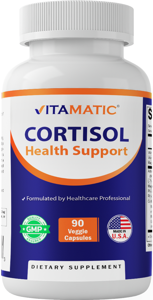 Vitamatic Cortisol Support | Ashwagandha & Rhodiola | 90ct