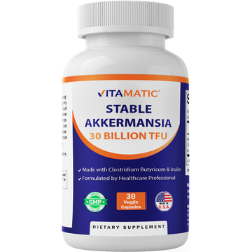 Vitamatic Akkermansia 30B | Metabolic Support | 30ct
