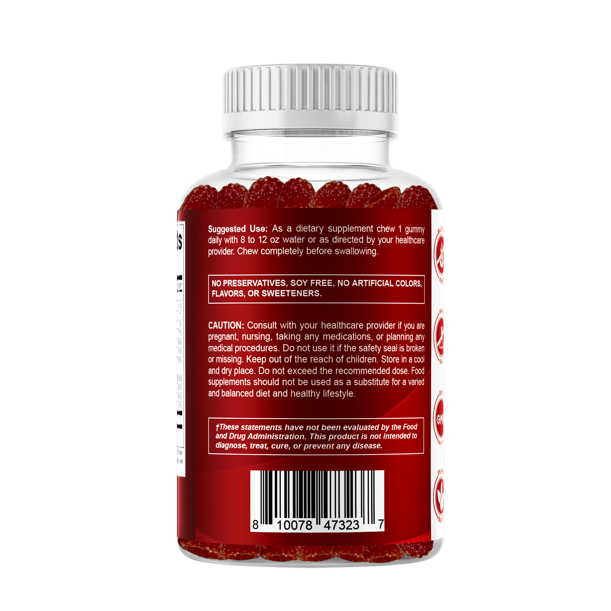 Vitamatic B-Complex + C & Inositol | Energy | 60 Gummies