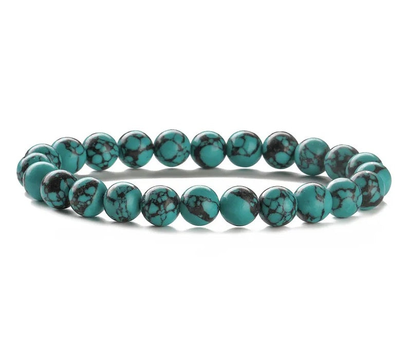 Retro Classic Style Natural Stone Bracelet