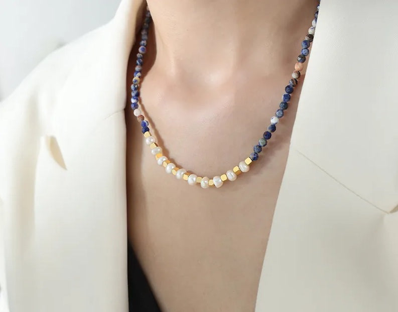 Sundara Pearl Beaded Necklace