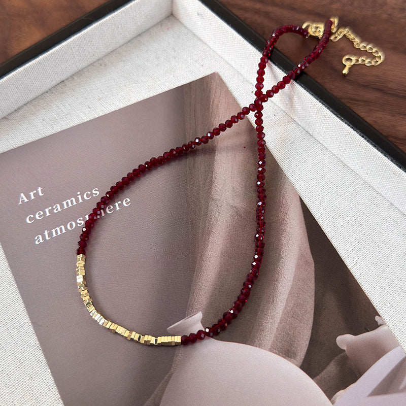 Crimson Alloy Necklace