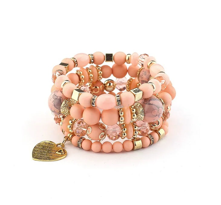 BohoCharm Heart Bracelet