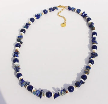 Classic Stylis Lapis Lazuli Necklace