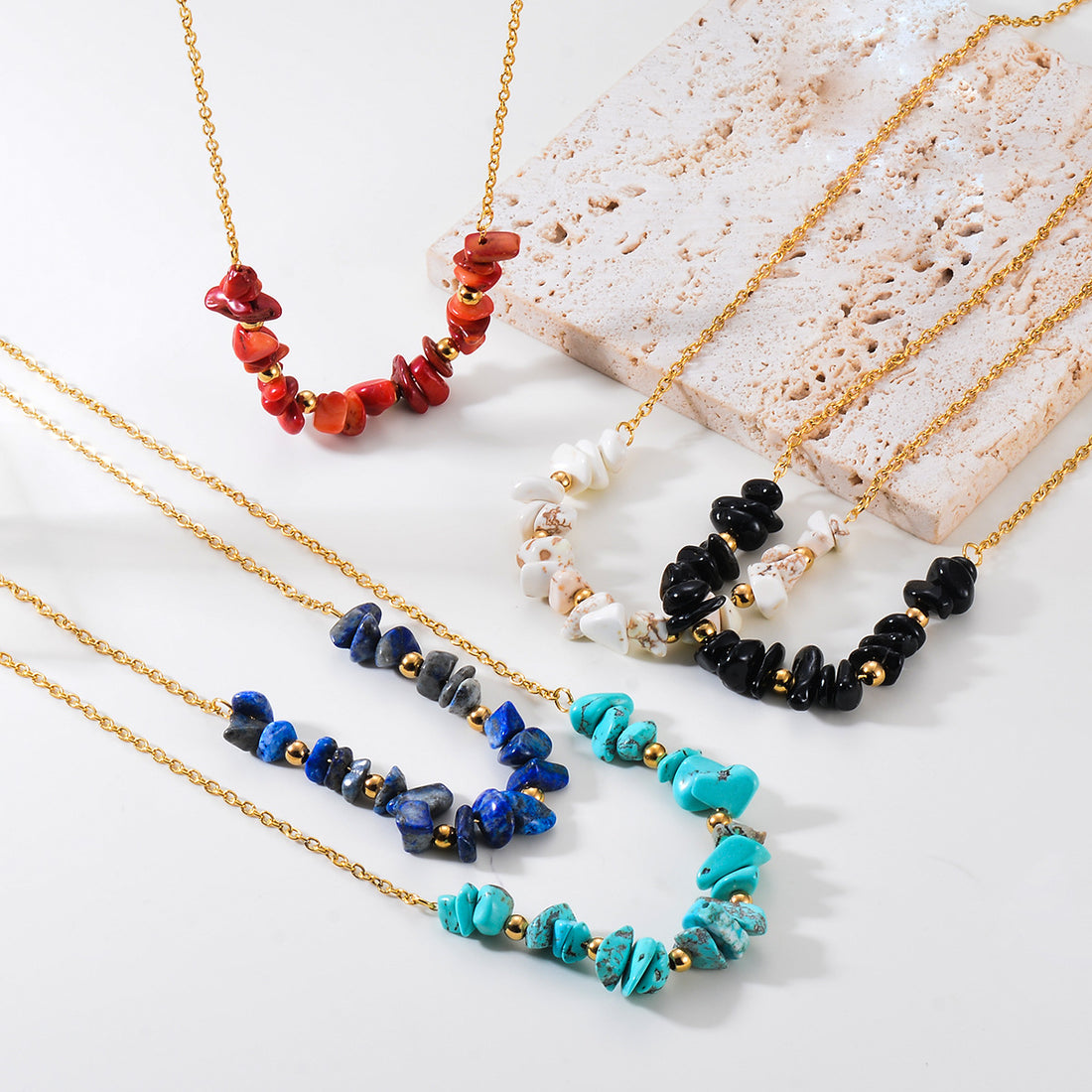 Timeless Irregular Stone Necklace