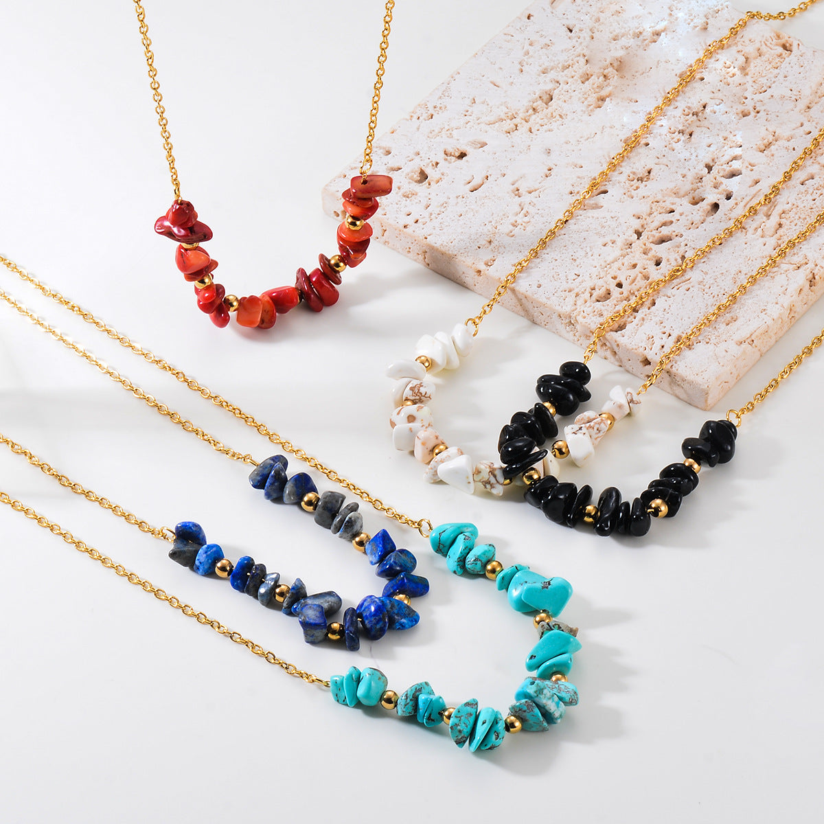 Timeless Irregular Stone Necklace