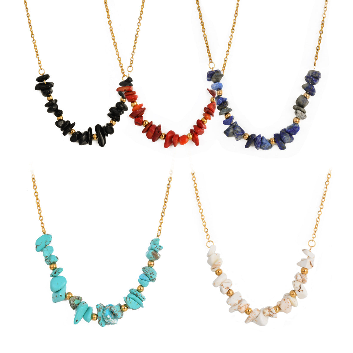 Timeless Irregular Stone Necklace