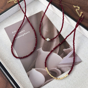 Crimson Alloy Necklace