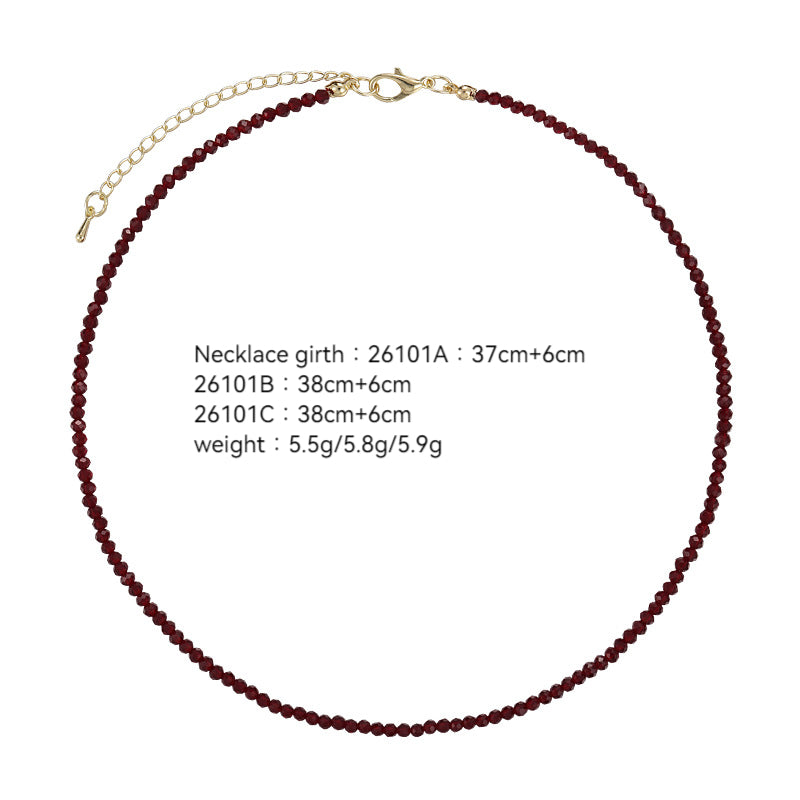 Crimson Alloy Necklace