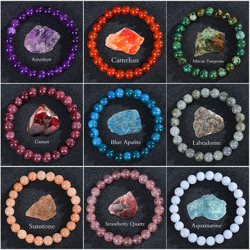Modern Style Sweet Round Stone Bracelet