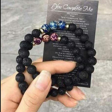 Casual Retro Volcanic Rock Bracelet