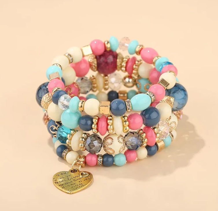 BohoCharm Heart Bracelet