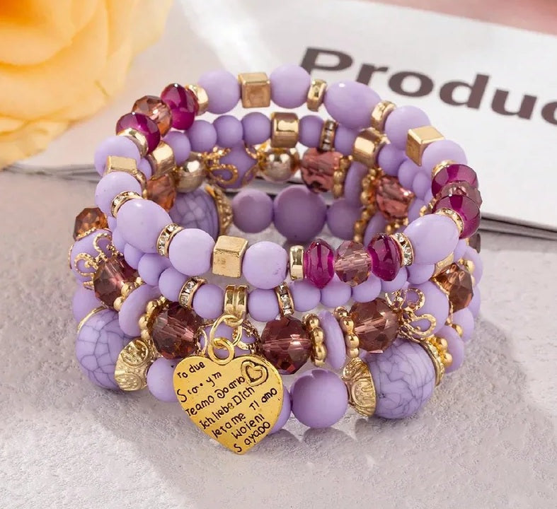 BohoCharm Heart Bracelet