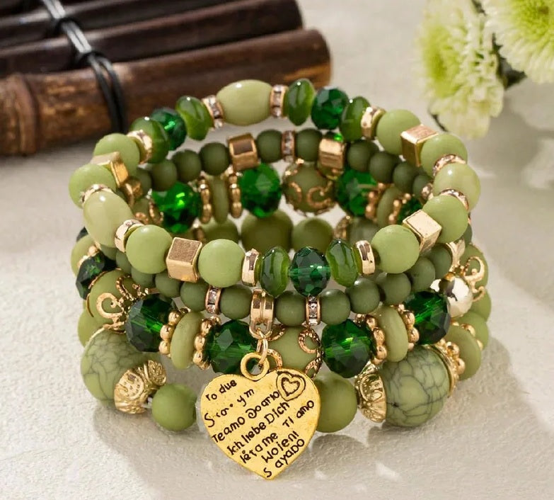 BohoCharm Heart Bracelet