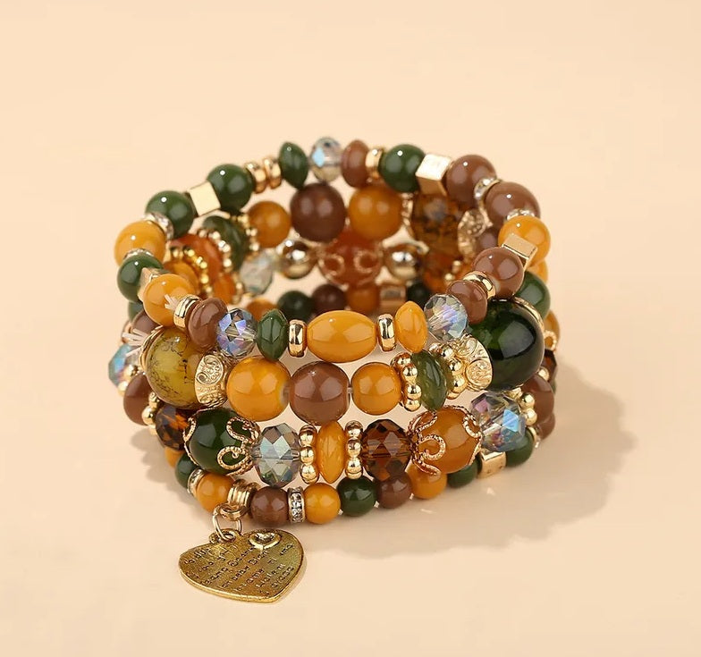 BohoCharm Heart Bracelet