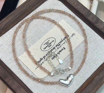 Beaded Heart Necklace
