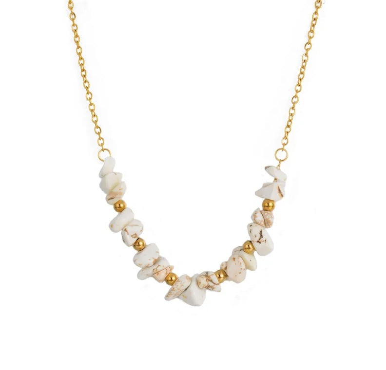 Timeless Irregular Stone Necklace