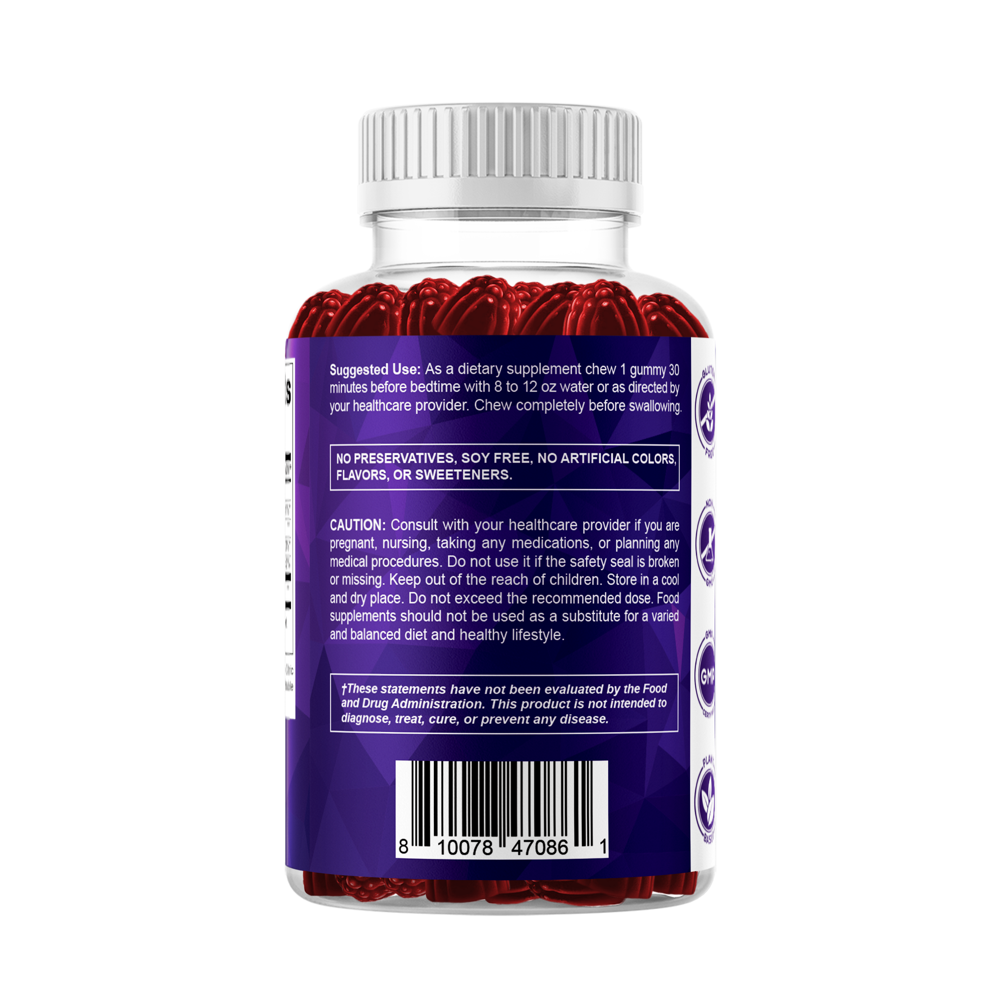 Vitamatic 10mg Melatonin | Vegan & Non-GMO | 60ct