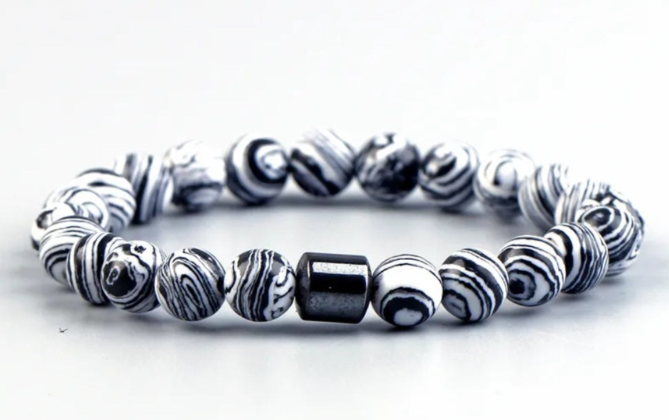 Magnetic Black Stone Bracelet