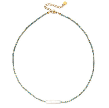 Beaded Pearl Necklace
