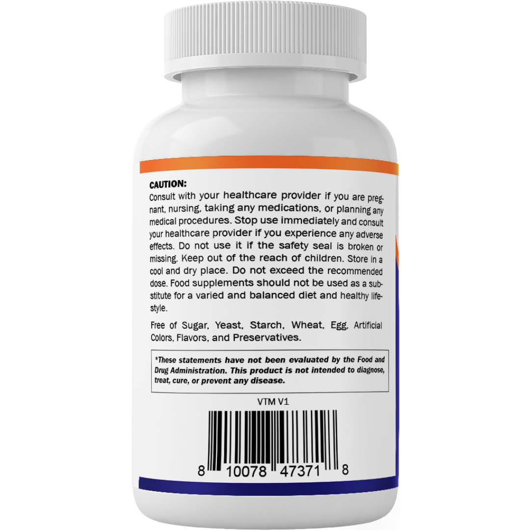 Vitamatic Berberine 500mg | Non-GMO | 60 Capsules