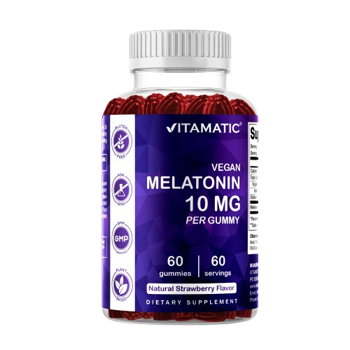 Vitamatic 10mg Melatonin | Vegan & Non-GMO | 60ct
