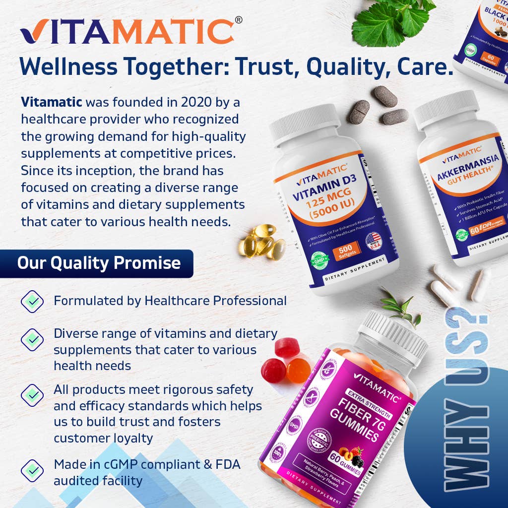 Vitamatic Copper & Zinc Complex | D3 + Selenium | 240ct