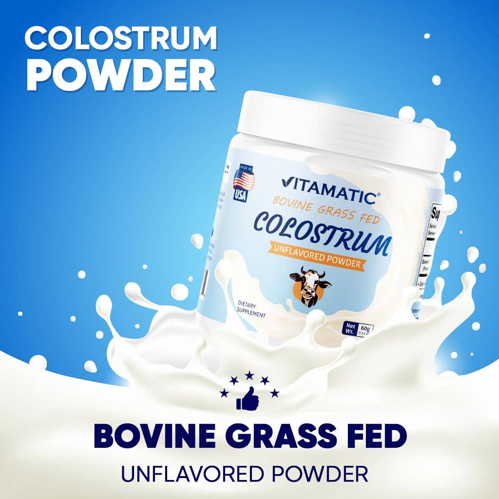 Vitamatic Bovine Colostrum | 30% IgG | 30 Servings