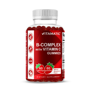 Vitamatic B-Complex + C & Inositol | Energy | 60 Gummies