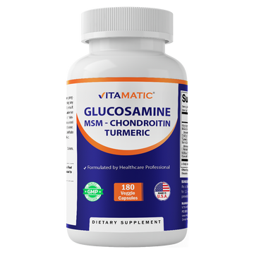 Vitamatic Glucosamine & Chondroitin | MSM | 180ct