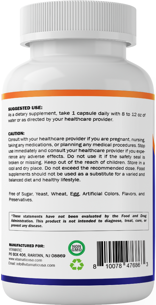 Vitamatic Cortisol Support | Ashwagandha & Rhodiola | 90ct
